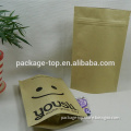 cheap printing plastic lined kraft paper bag for dry fruit walnut packaging